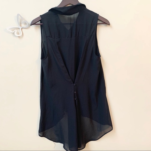 💘 SAN SOUCI SHORT SLEEVE CHIFFON BLOUSE - Picture 3 of 4